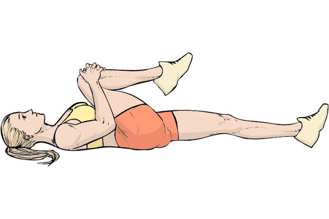 knee to chest